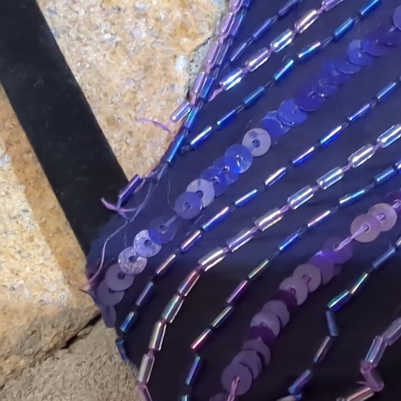 Judith and creations silk sequins evening top - Picture 16 of 16